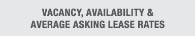 Vacancy, Availability & Average Asking Lease Rates