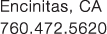 Encinitas, CA 760.472.5620 