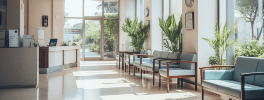 medical office building reception area