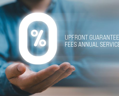 Main - Man offering 0% - SBA loan incentive -upfront guaranty fees and annual services fees