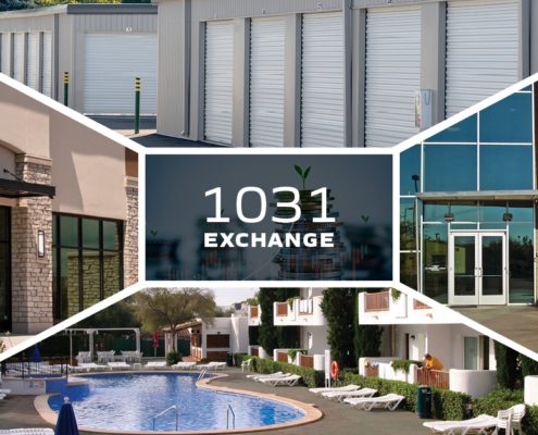 1031 exchange collage of various building types