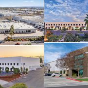 Collage of four San Diego County industrial complexes