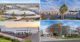 Collage of four San Diego County industrial complexes