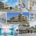 Collage of medical office buildings and medical uses