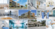 Collage of medical office buildings and medical uses