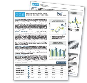 Orange County Industrial Market Report for Q3 2026
