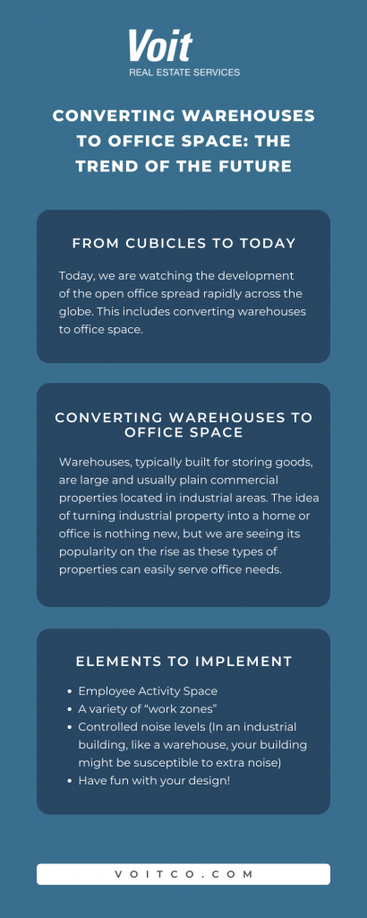 Converting Warehouses to Office Space