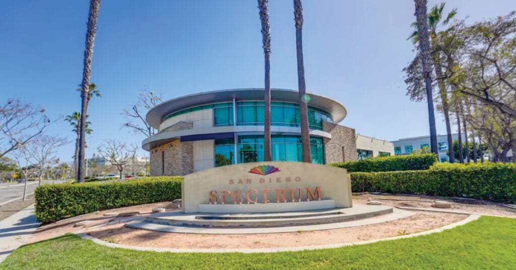 8623 Spectrum Center Boulevard building photo with San Diego Spectrum monument sign