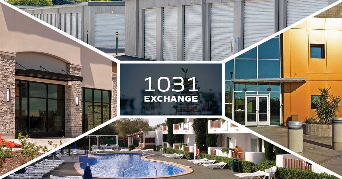 1031 Exchange collage of various property types