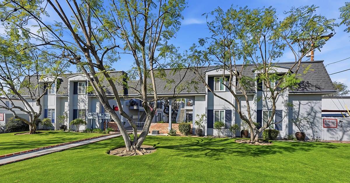 View of the Carriage House Apartment Building from the Street
