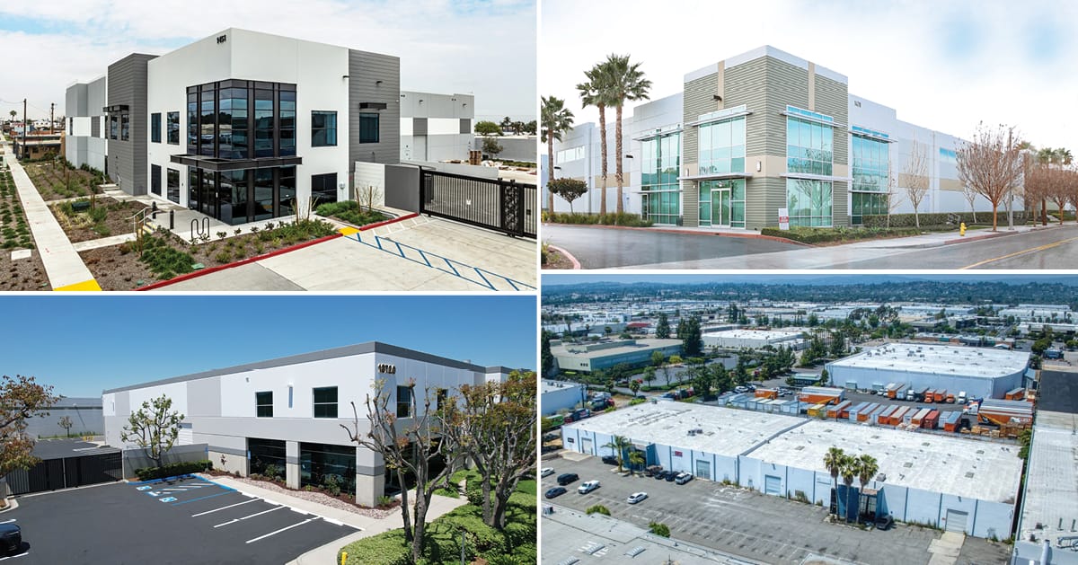 collage of four industrial complexes